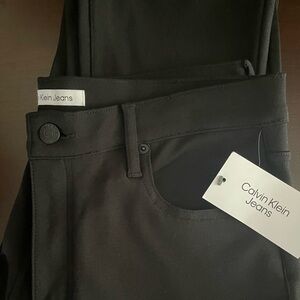 Calvin Klein Black Super High Rise Jegging